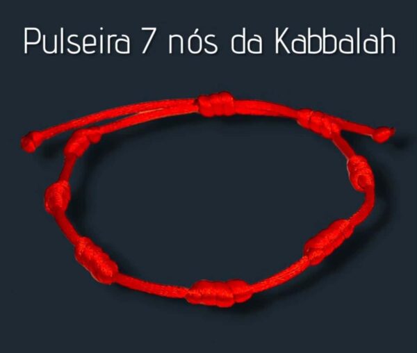 Pulseira 7 Nós kabbalah Vermelha - Amuleto de Proteção - Image 3