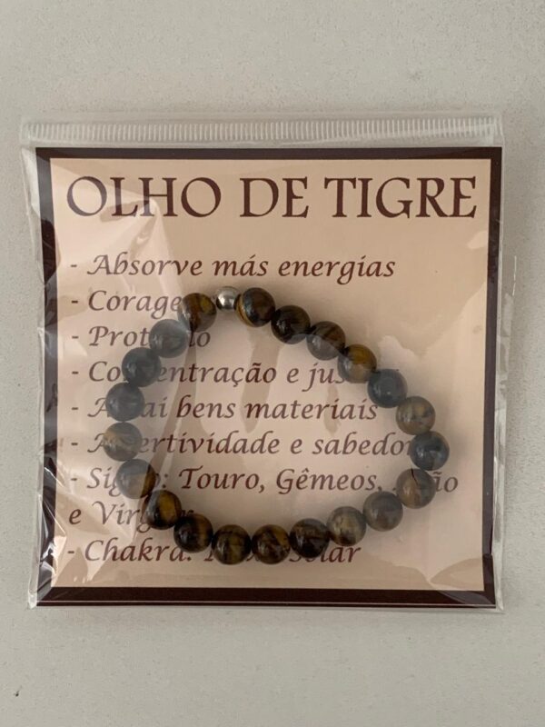 pulseira olho de tigre